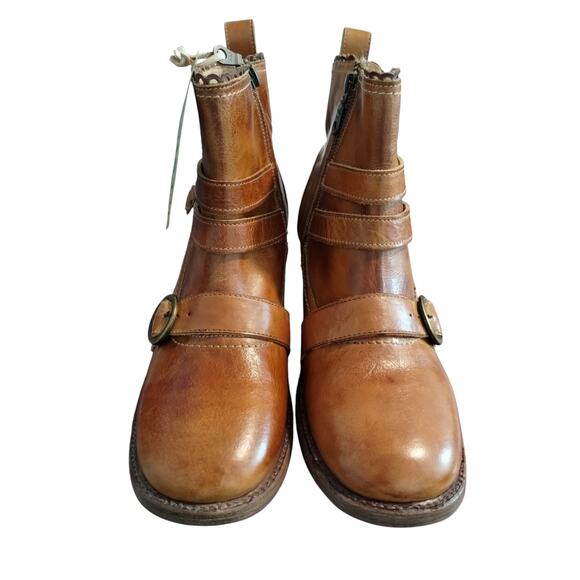 Bed-Stu Oak Tree Farms Women's 11 Hand Crafted Leather Western Steampunk Boots - Picture 4 of 8